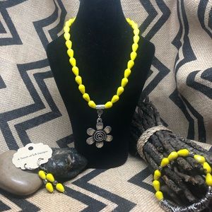 Three piece handmade jewelry sets